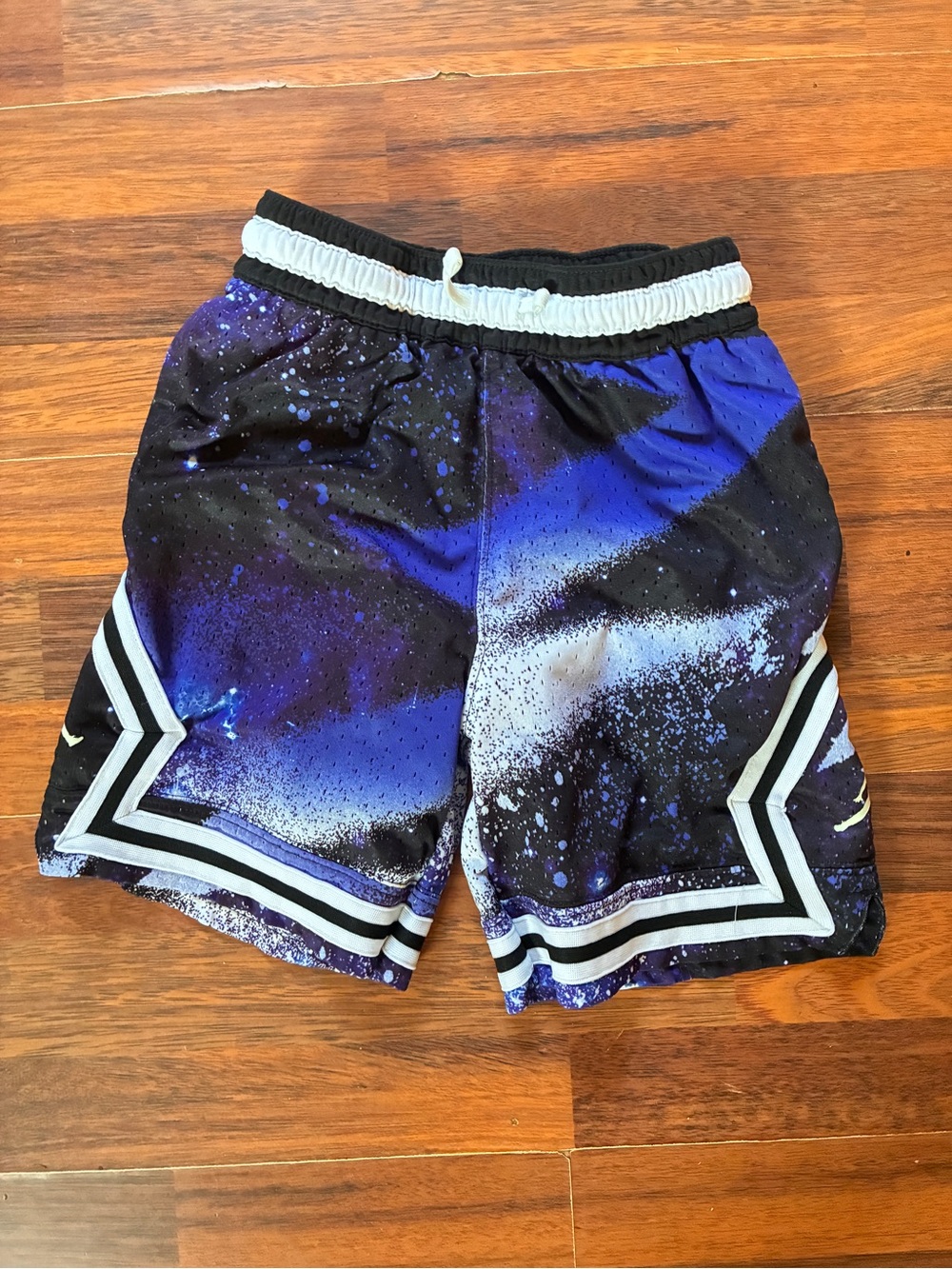 Boys Jordan Galaxy Print Athletic Shorts